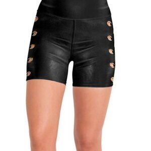 Faux Lace Up Gearbunch Yoga Shorts